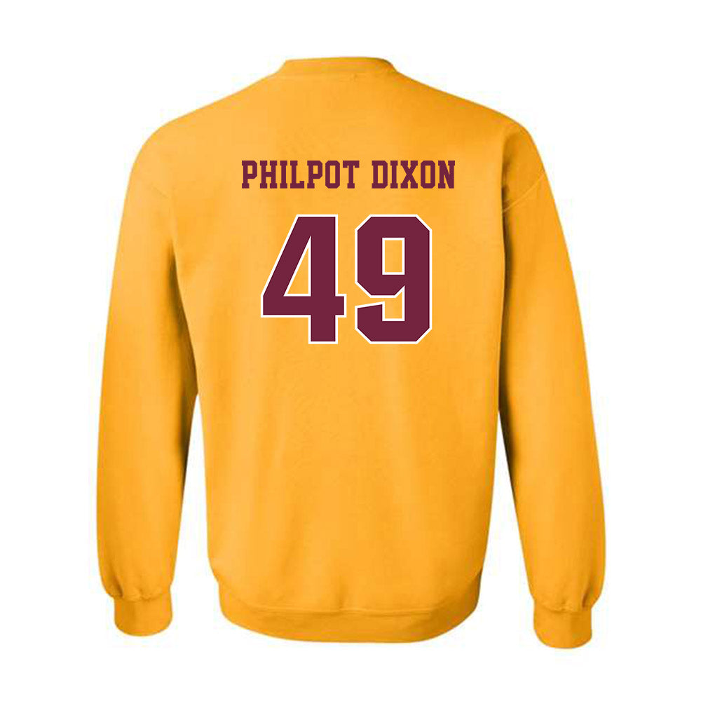 Central Michigan - NCAA Football : Jason Philpot Dixon - Classic Fashion Shersey Crewneck Sweatshirt-1