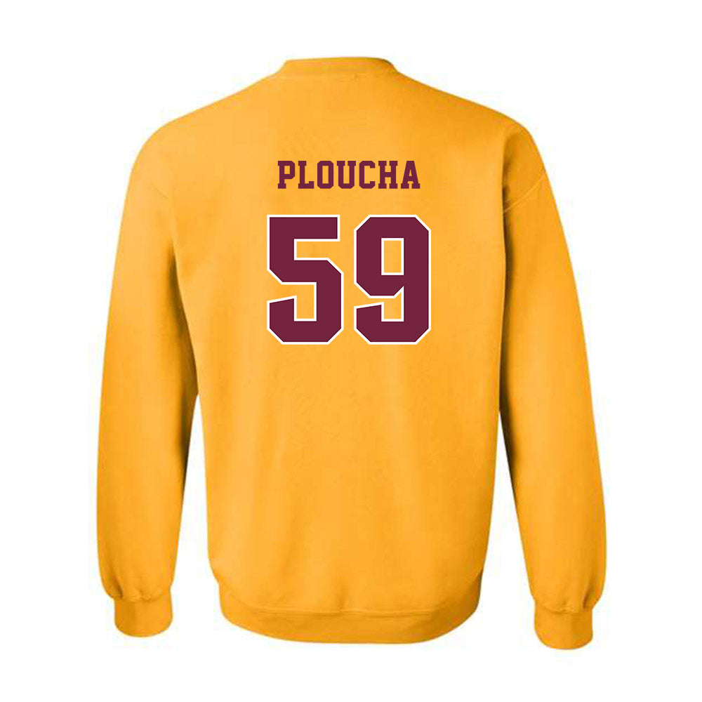 Central Michigan - NCAA Football : Brady Ploucha - Classic Fashion Shersey Crewneck Sweatshirt-1