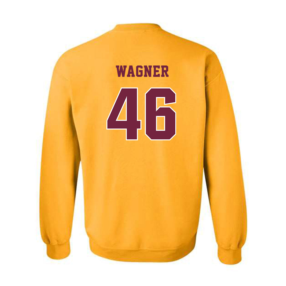Central Michigan - NCAA Football : Zack Wagner - Classic Fashion Shersey Crewneck Sweatshirt-1