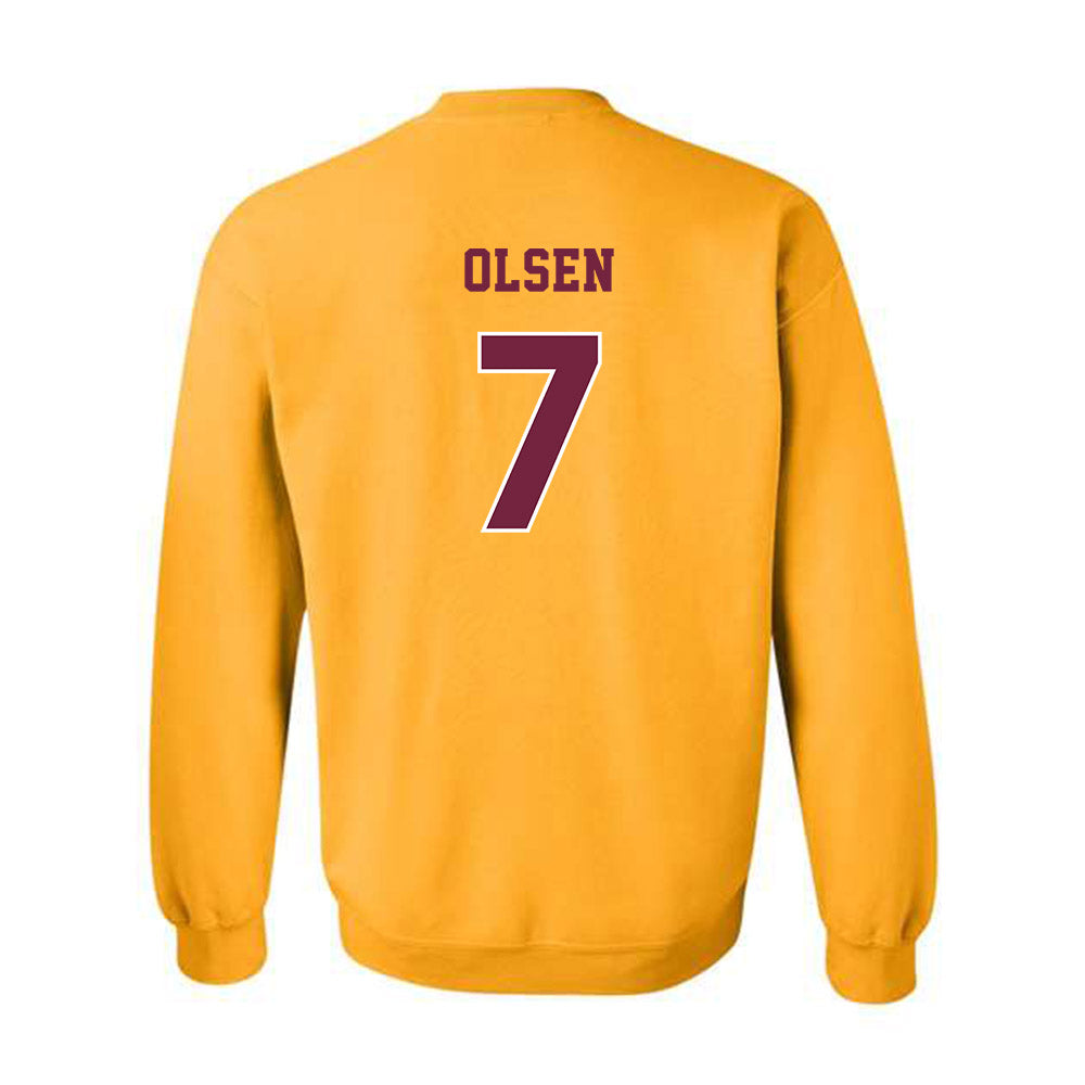 Central Michigan - NCAA Women's Field Hockey : Emma Olsen - Classic Fashion Shersey Crewneck Sweatshirt-1