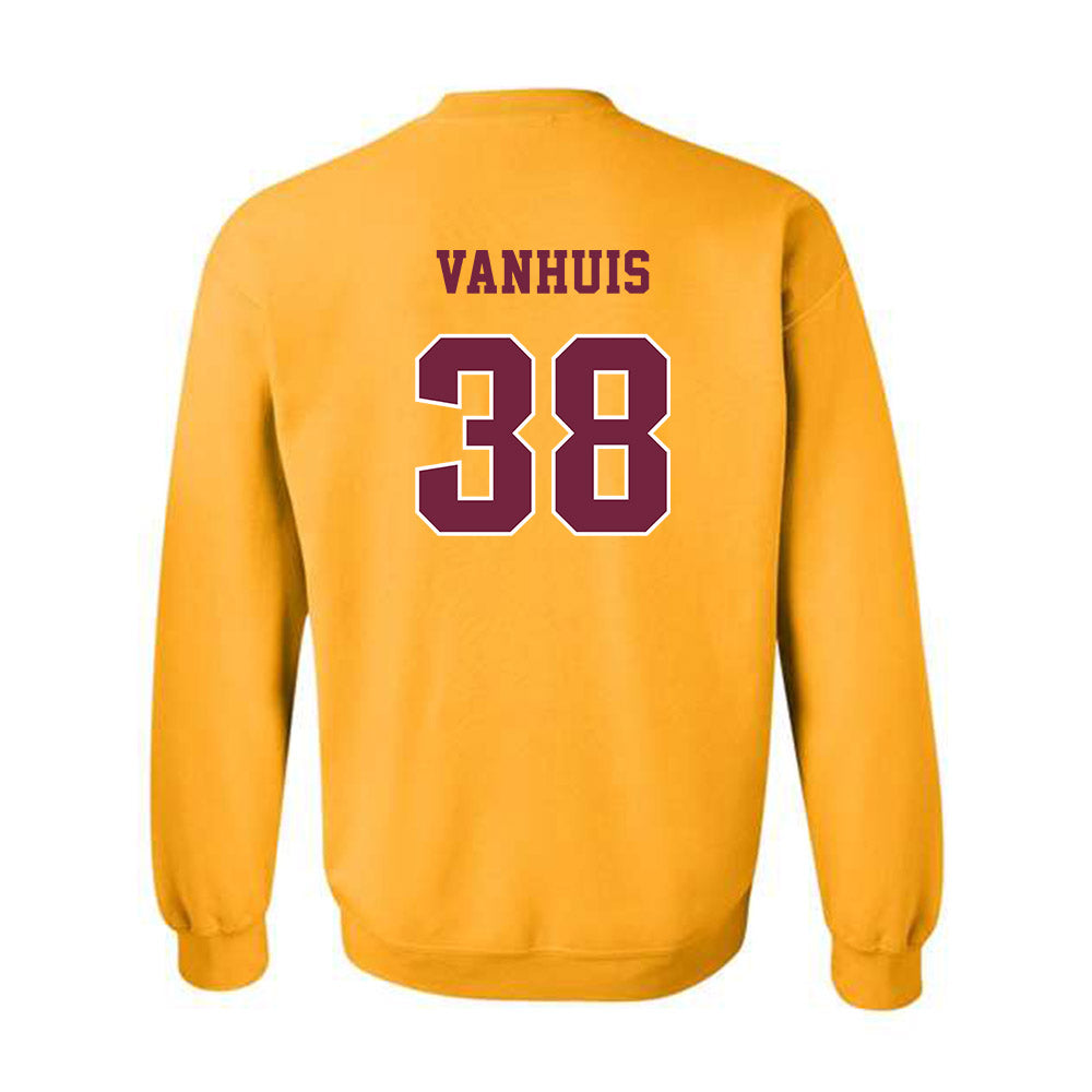 Central Michigan - NCAA Football : Caden VanHuis - Classic Fashion Shersey Crewneck Sweatshirt-1