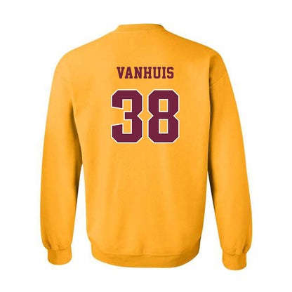Central Michigan - NCAA Football : Caden VanHuis - Classic Fashion Shersey Crewneck Sweatshirt-1