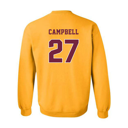 Central Michigan - NCAA Football : Tysen Campbell - Classic Fashion Shersey Crewneck Sweatshirt-1