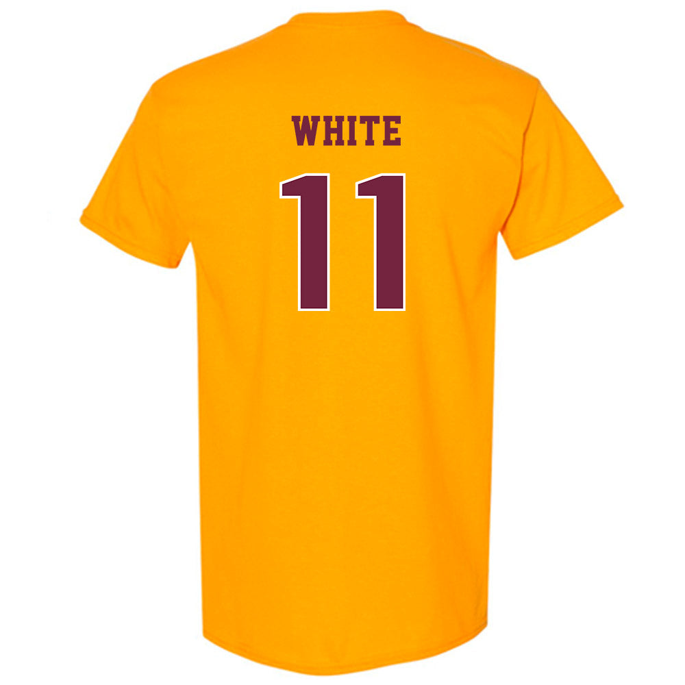 Central Michigan - NCAA Football : Xavier White - Classic Fashion Shersey T-Shirt-1