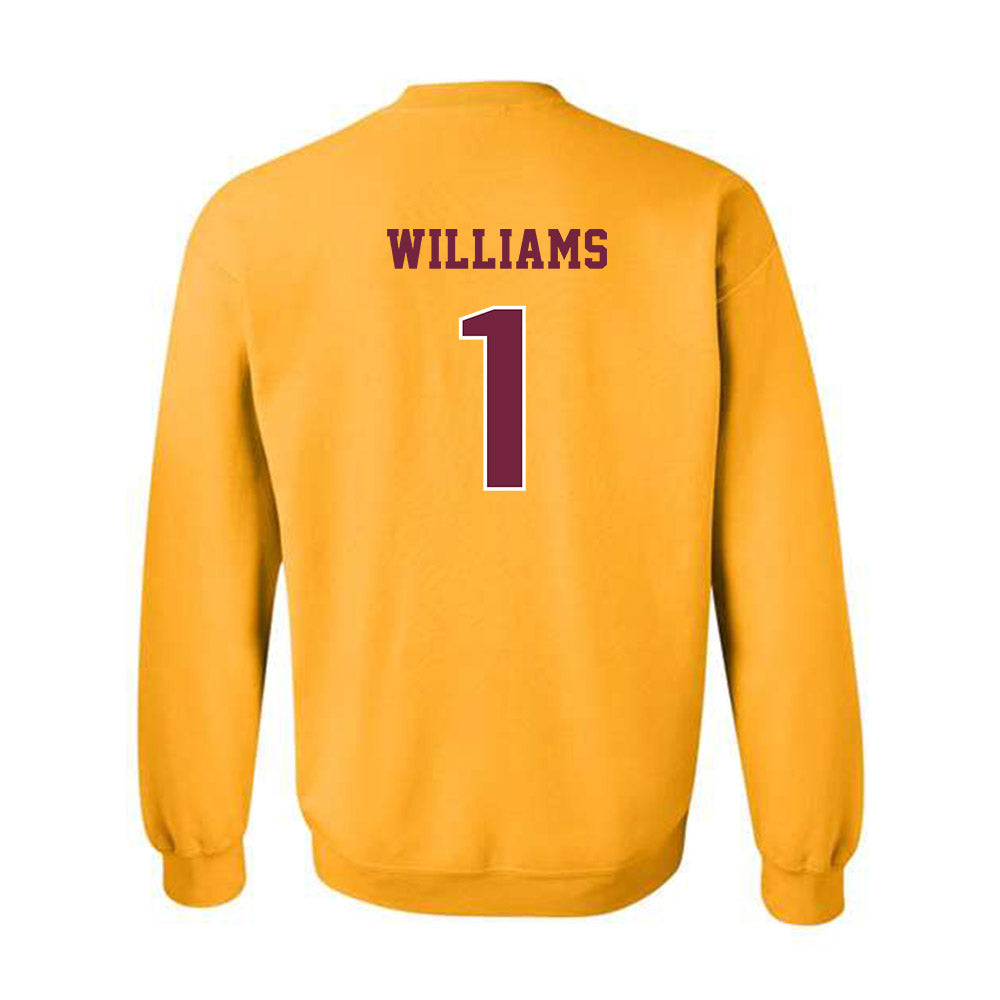Central Michigan - NCAA Women's Basketball : Nevaeh Williams - Classic Fashion Shersey Crewneck Sweatshirt-1