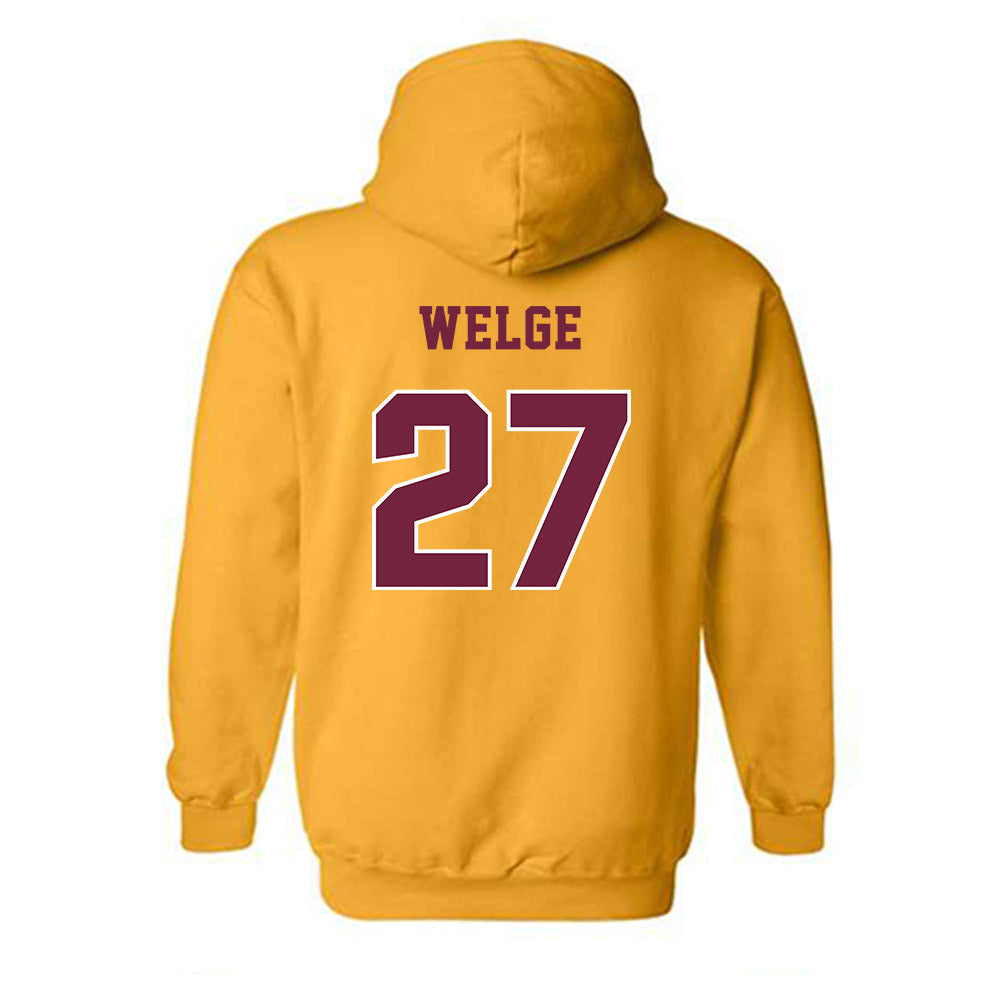 Central Michigan - NCAA Women's Soccer : Paislee Welge - Classic Fashion Shersey Hooded Sweatshirt-1