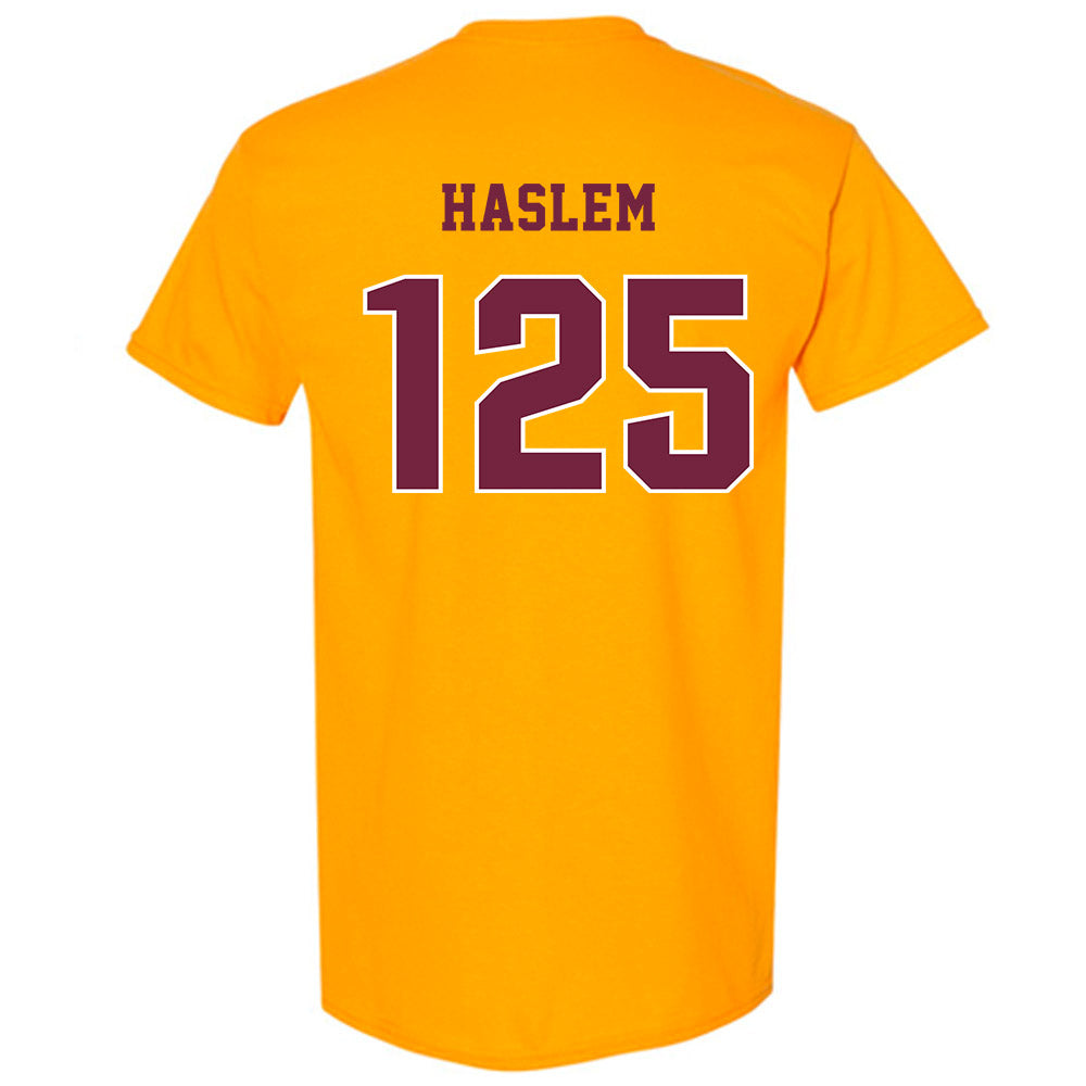Central Michigan - NCAA Wrestling : Cristian Haslem - Classic Fashion Shersey T-Shirt-1
