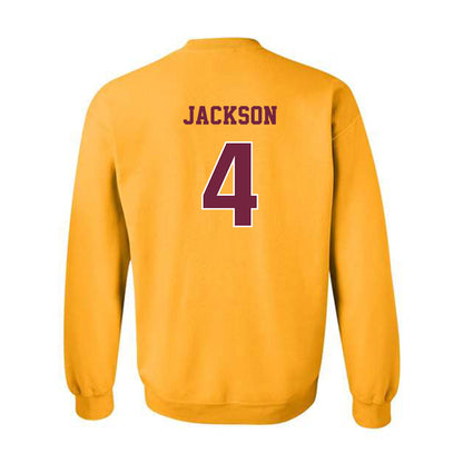 Central Michigan - NCAA Football : Jaion Jackson - Classic Fashion Shersey Crewneck Sweatshirt-1