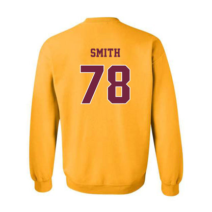 Central Michigan - NCAA Football : Talon Smith - Classic Fashion Shersey Crewneck Sweatshirt-1