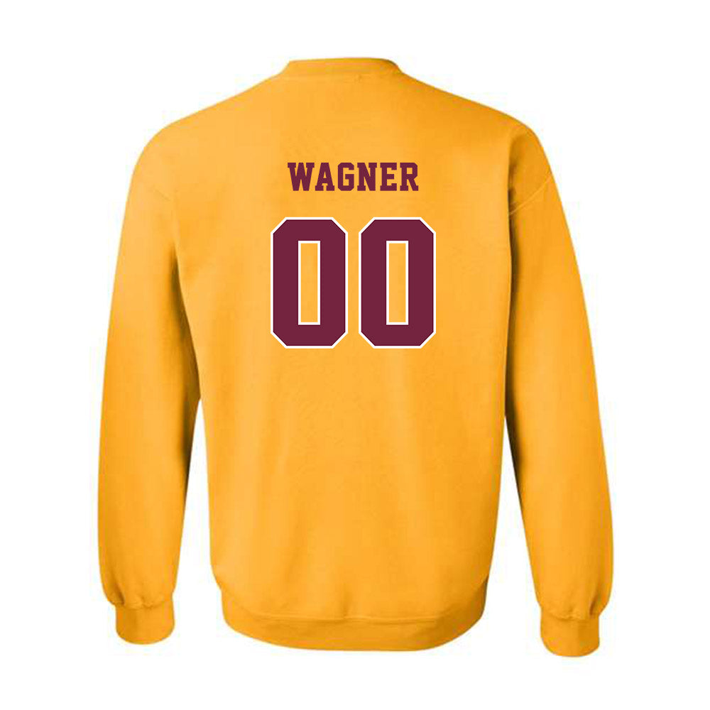 Central Michigan - NCAA Football : Zack Wagner - Classic Fashion Shersey Crewneck Sweatshirt-1