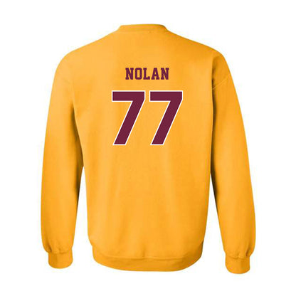 Central Michigan - NCAA Football : Jack Nolan - Classic Fashion Shersey Crewneck Sweatshirt-1