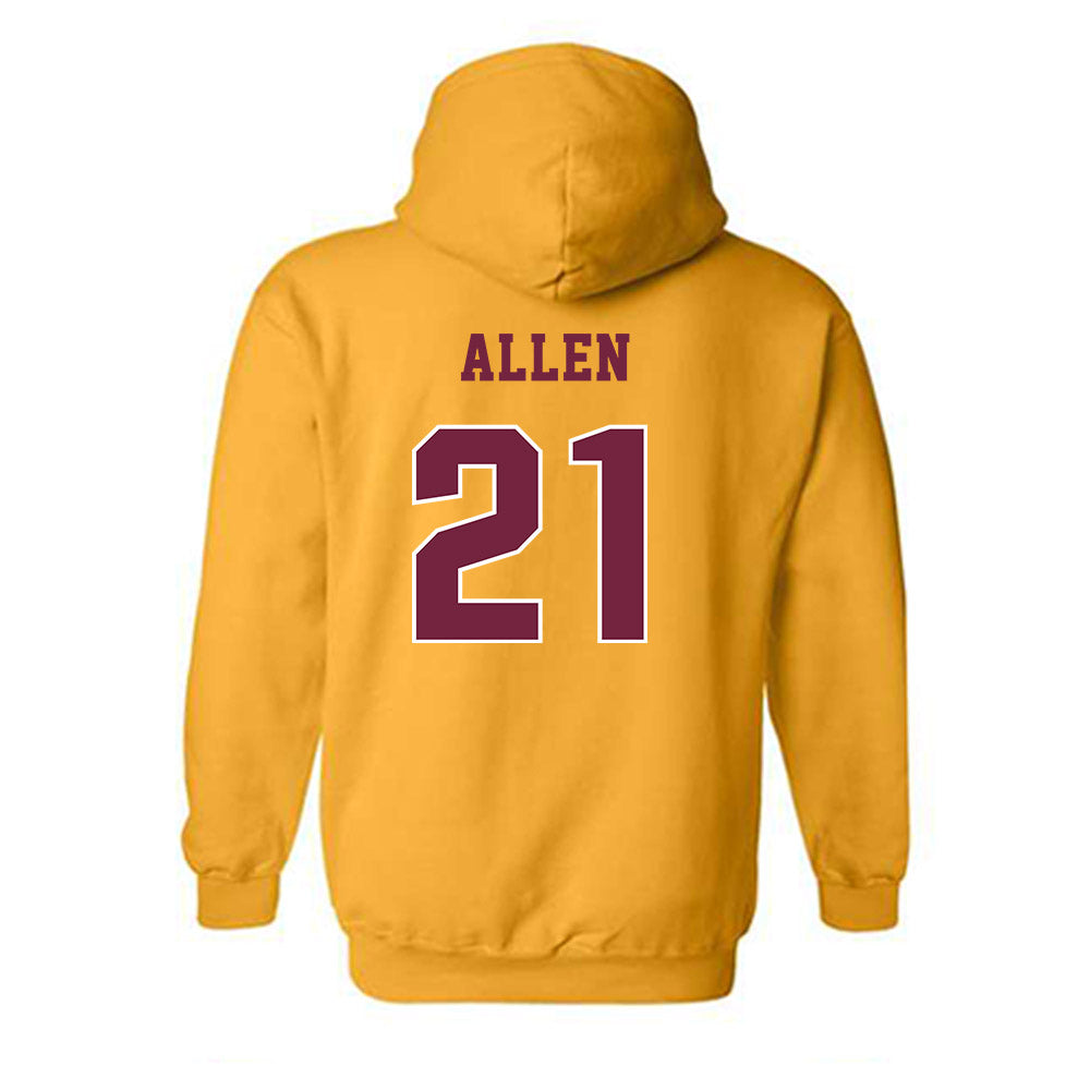 Central Michigan - NCAA Football : Jamari Allen - Classic Fashion Shersey Hooded Sweatshirt-1