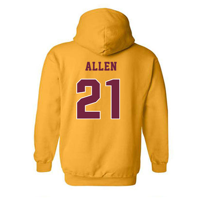 Central Michigan - NCAA Football : Jamari Allen - Classic Fashion Shersey Hooded Sweatshirt-1