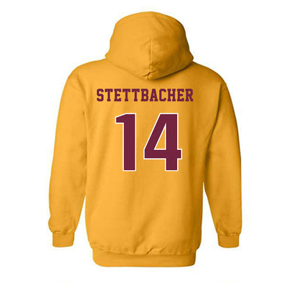 Central Michigan - NCAA Baseball : Drew Stettbacher - Classic Fashion Shersey Hooded Sweatshirt-1