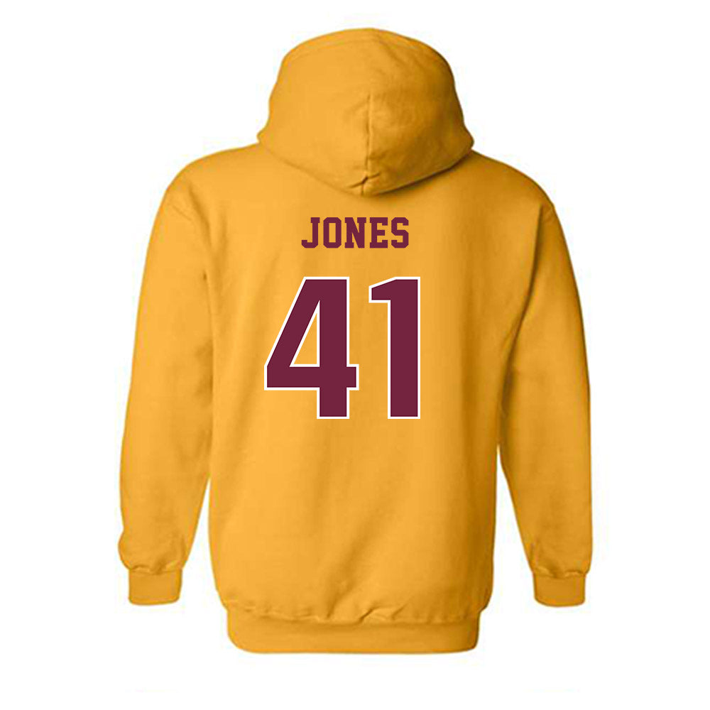 Central Michigan - NCAA Football : Keyton Jones - Classic Fashion Shersey Hooded Sweatshirt-1
