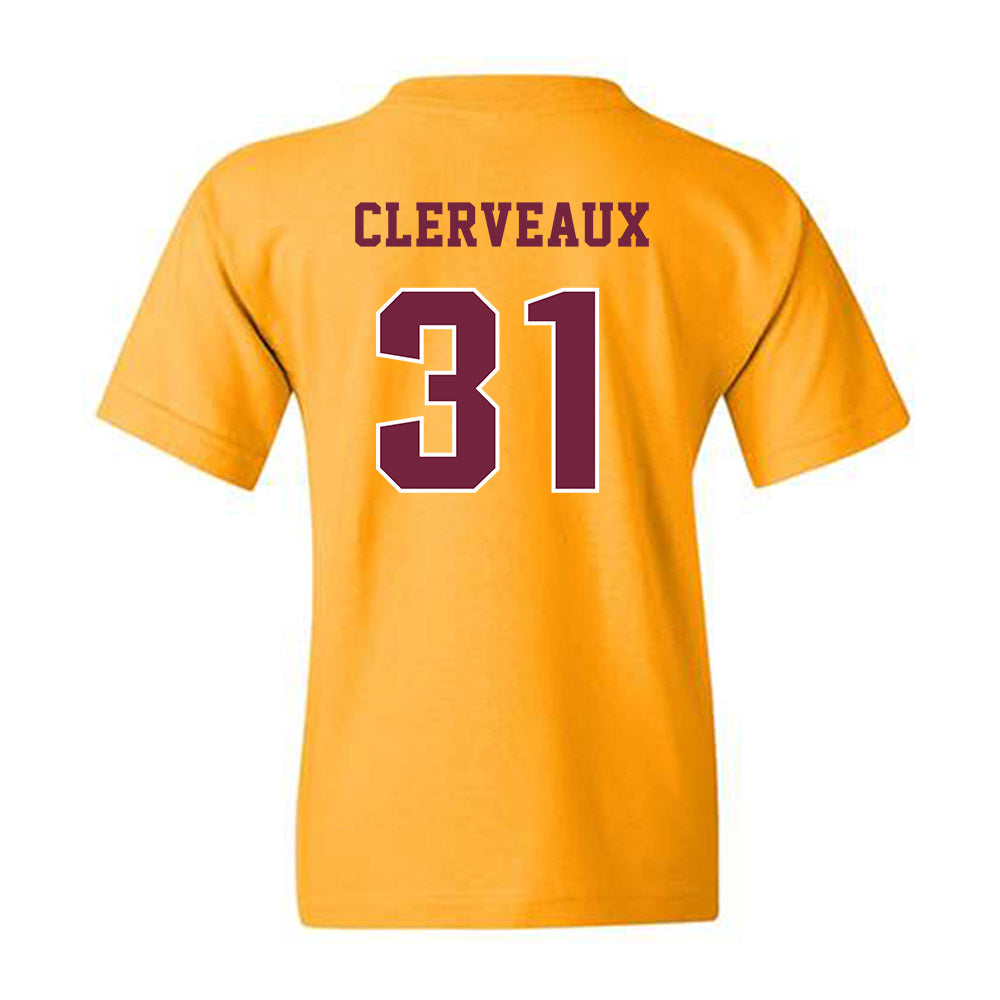 Central Michigan - NCAA Football : Jayden Clerveaux - Classic Fashion Shersey Youth T-Shirt-1