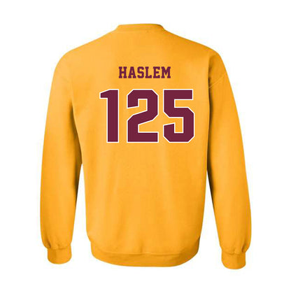 Central Michigan - NCAA Wrestling : Cristian Haslem - Classic Fashion Shersey Crewneck Sweatshirt-1