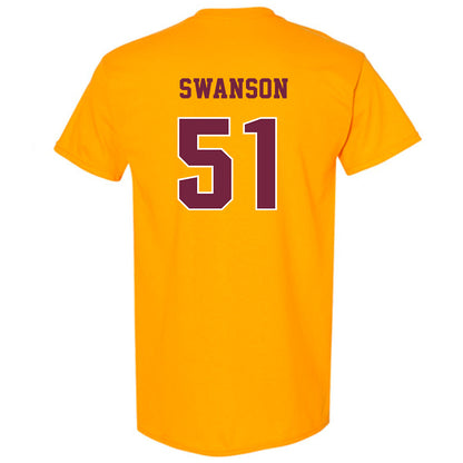 Central Michigan - NCAA Football : Landon Swanson - Classic Fashion Shersey T-Shirt-1