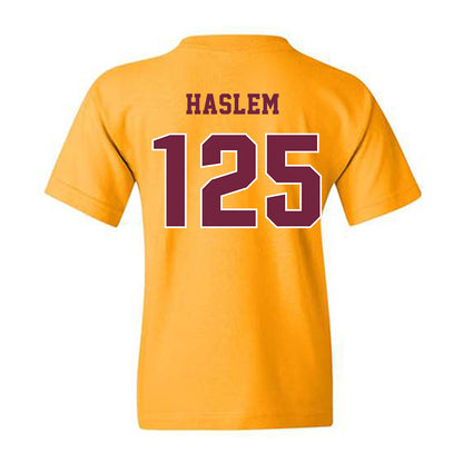 Central Michigan - NCAA Wrestling : Cristian Haslem - Classic Fashion Shersey Youth T-Shirt-1