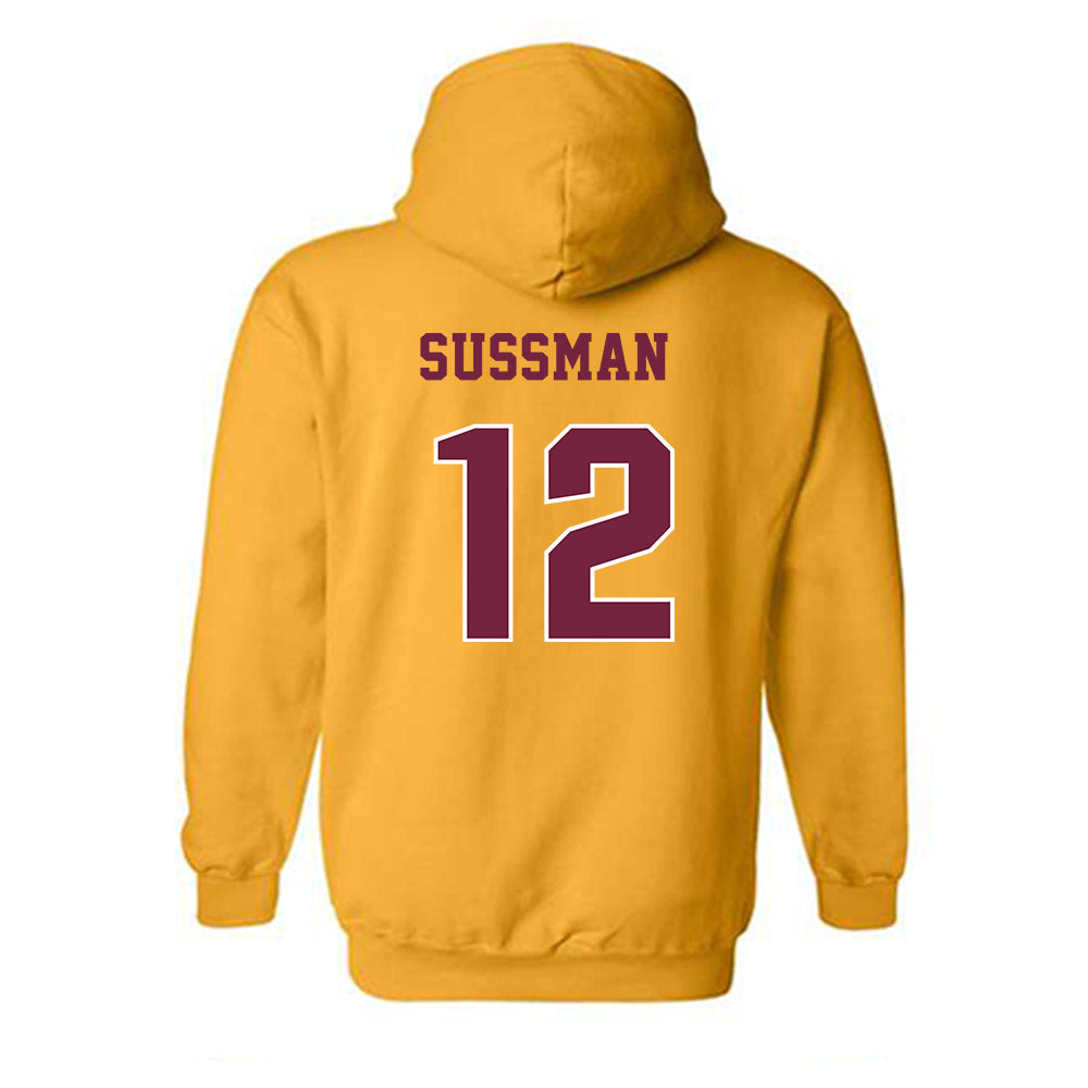 Central Michigan - NCAA Women's Soccer : Gaby Sussman - Classic Fashion Shersey Hooded Sweatshirt-1