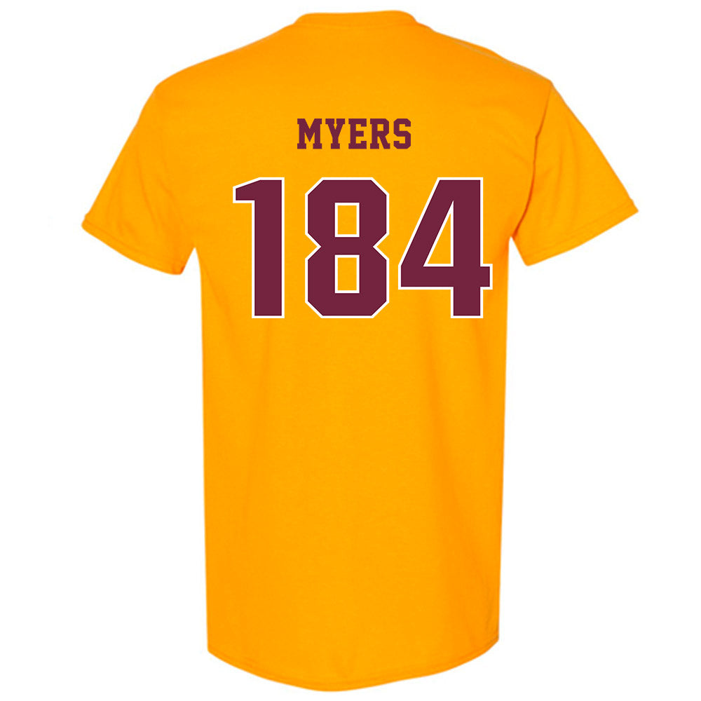 Central Michigan - NCAA Wrestling : Trey Myers - Classic Fashion Shersey T-Shirt-1