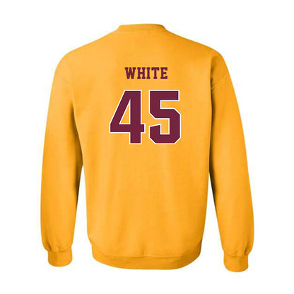 Central Michigan - NCAA Football : Xavier White - Classic Fashion Shersey Crewneck Sweatshirt-1