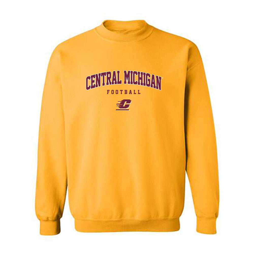 Central Michigan - NCAA Football : Matt Sexton - Classic Fashion Shersey Crewneck Sweatshirt-0