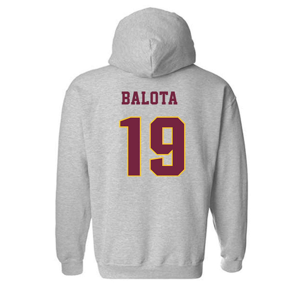 Central Michigan - NCAA Women's Soccer : Aubrey Balota - Classic Fashion Shersey Hooded Sweatshirt-1