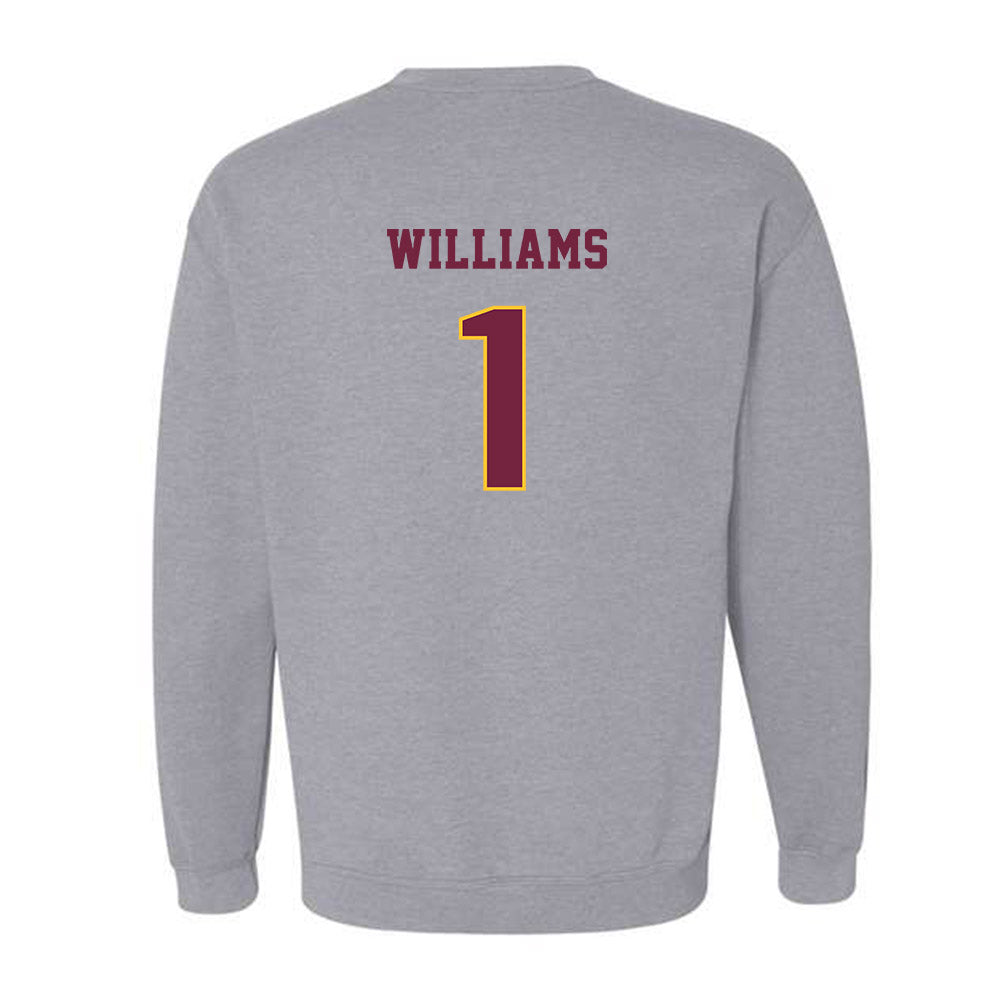 Central Michigan - NCAA Women's Basketball : Nevaeh Williams - Classic Fashion Shersey Crewneck Sweatshirt-1