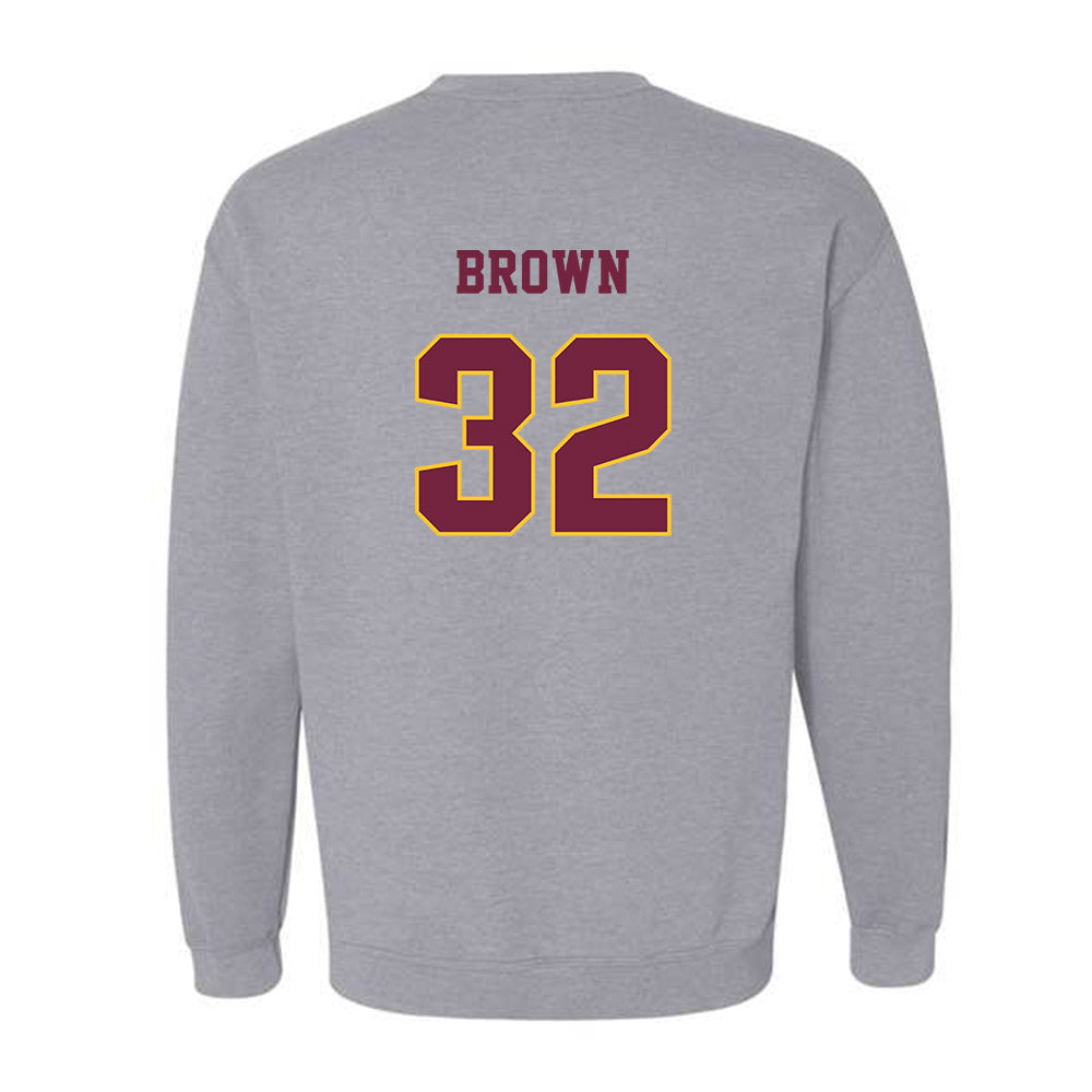 Central Michigan - NCAA Football : Donovan Brown - Classic Fashion Shersey Crewneck Sweatshirt-1