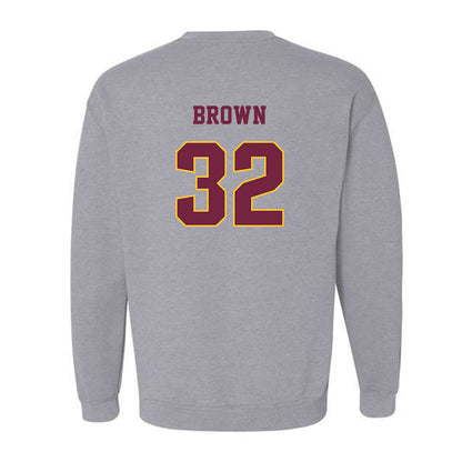 Central Michigan - NCAA Football : Donovan Brown - Classic Fashion Shersey Crewneck Sweatshirt-1