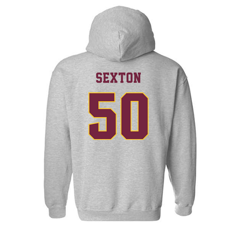 Central Michigan - NCAA Football : Matt Sexton - Classic Fashion Shersey Hooded Sweatshirt-1