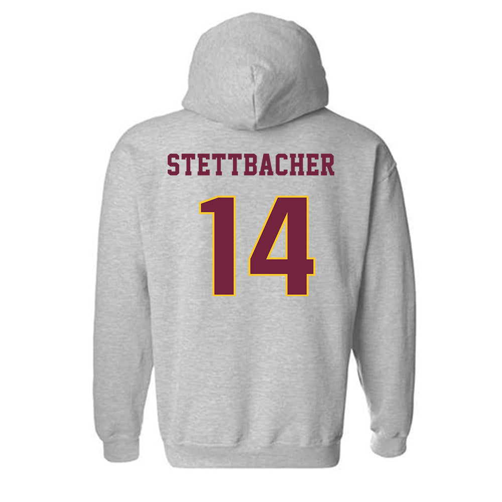 Central Michigan - NCAA Baseball : Drew Stettbacher - Classic Fashion Shersey Hooded Sweatshirt-1