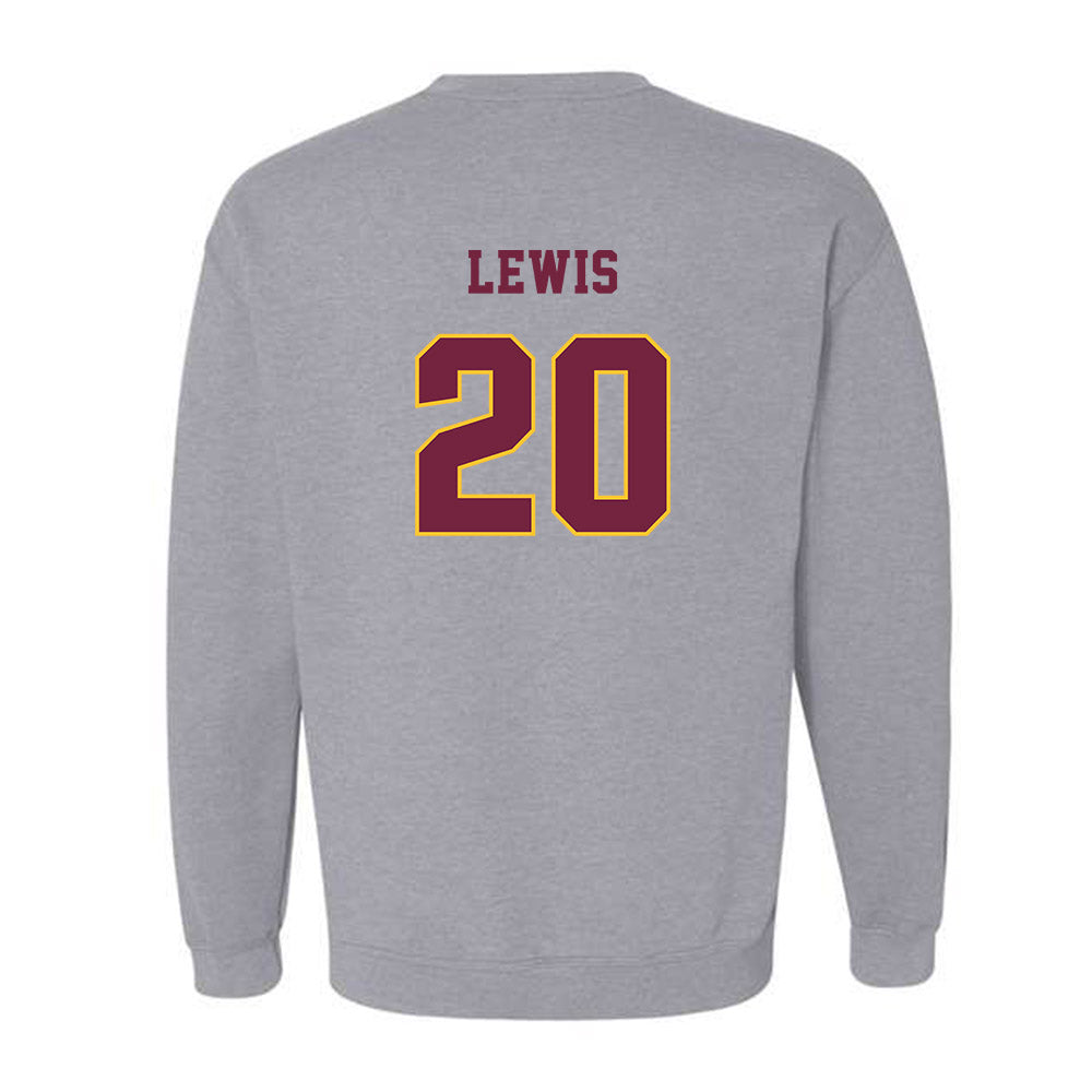 Central Michigan - NCAA Football : Langston Lewis - Classic Fashion Shersey Crewneck Sweatshirt-1