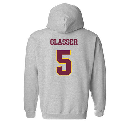 Central Michigan - NCAA Football : Jadyn Glasser - Classic Fashion Shersey Hooded Sweatshirt-1