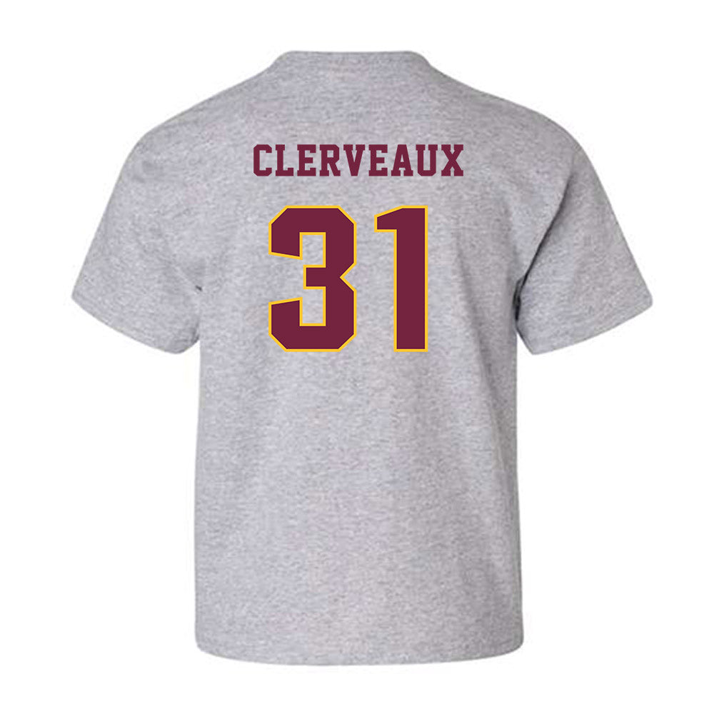 Central Michigan - NCAA Football : Jayden Clerveaux - Classic Fashion Shersey Youth T-Shirt-1