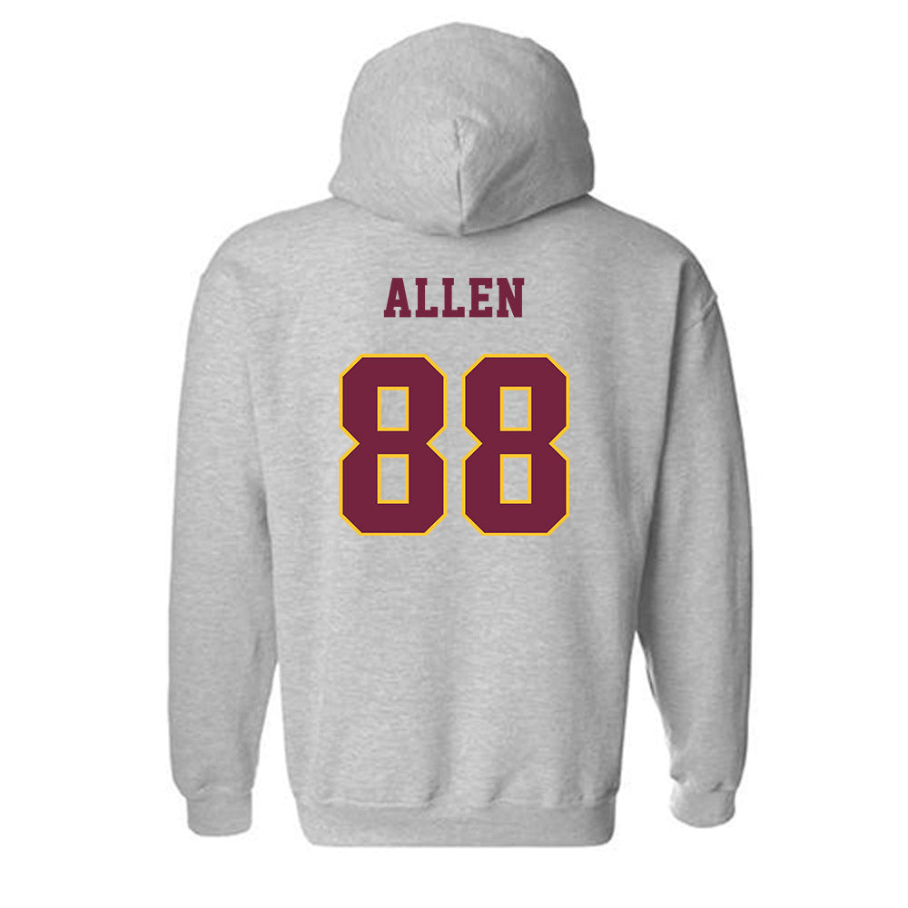 Central Michigan - NCAA Football : Jaden Allen - Classic Fashion Shersey Hooded Sweatshirt-1