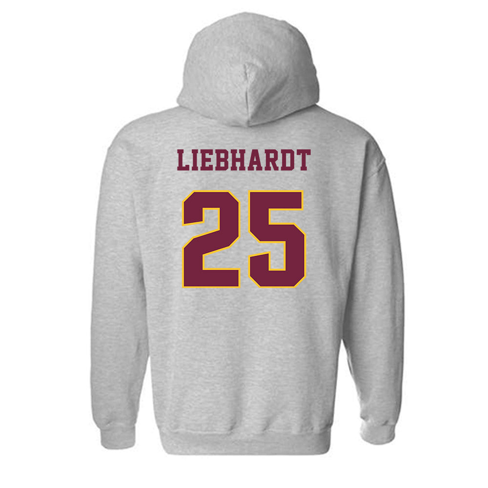 Central Michigan - NCAA Football : Trey Liebhardt - Classic Fashion Shersey Hooded Sweatshirt-1