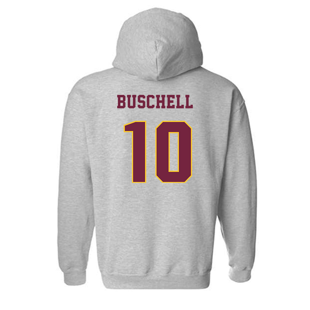 Central Michigan - NCAA Women's Basketball : Rylan Buschell - Classic Fashion Shersey Hooded Sweatshirt-1