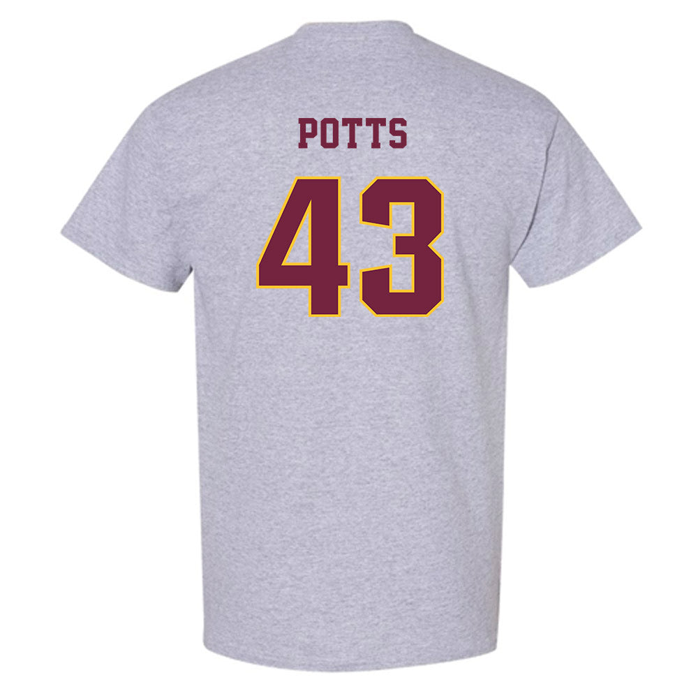 Central Michigan - NCAA Baseball : Tyson Potts - Classic Fashion Shersey T-Shirt-1