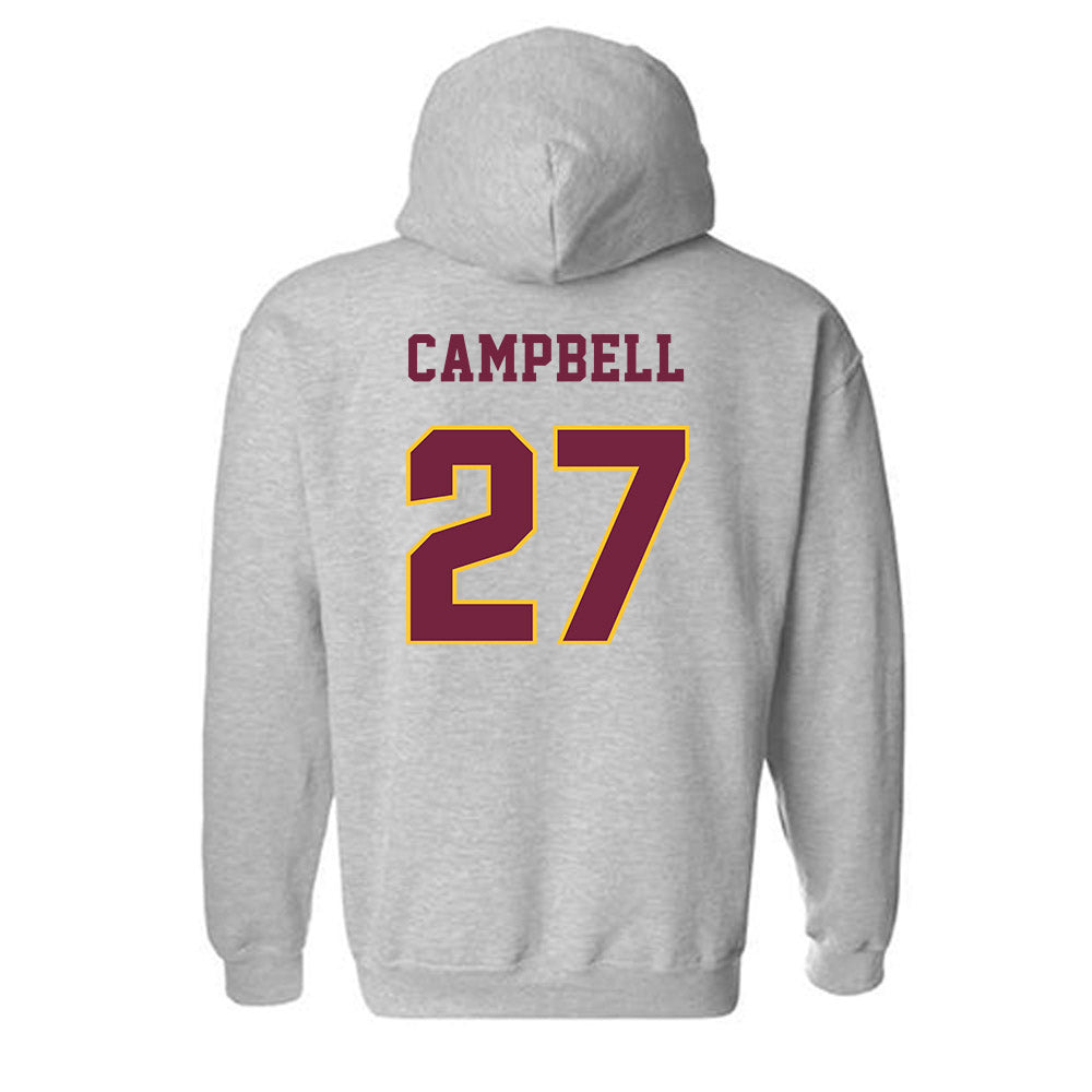 Central Michigan - NCAA Football : Tysen Campbell - Classic Fashion Shersey Hooded Sweatshirt-1