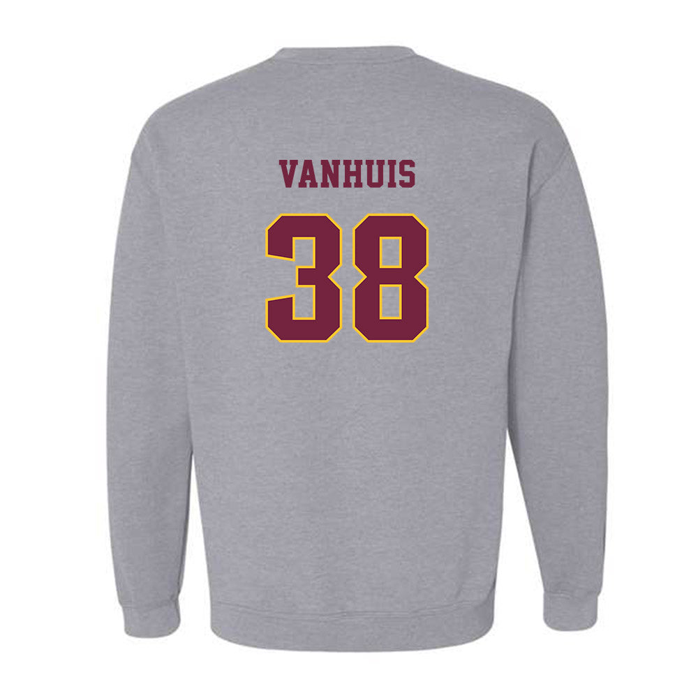 Central Michigan - NCAA Football : Caden VanHuis - Classic Fashion Shersey Crewneck Sweatshirt-1