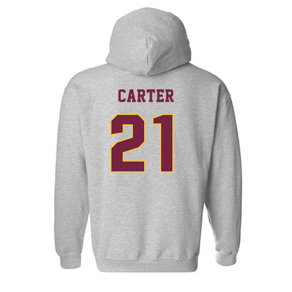 Central Michigan - NCAA Softball : Alexa Carter - Classic Fashion Shersey Hooded Sweatshirt-1