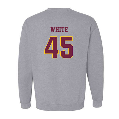 Central Michigan - NCAA Football : Xavier White - Classic Fashion Shersey Crewneck Sweatshirt-1