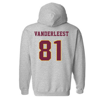 Central Michigan - NCAA Football : Tayte Vanderleest - Classic Fashion Shersey Hooded Sweatshirt-1