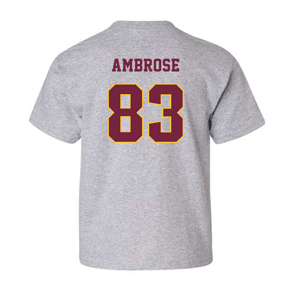 Central Michigan - NCAA Football : Travis Ambrose - Classic Fashion Shersey Youth T-Shirt-1
