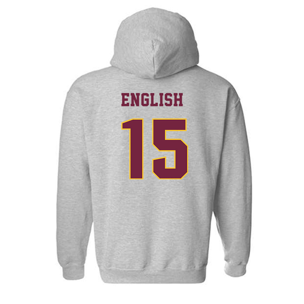 Central Michigan - NCAA Women's Lacrosse : Margaret English - Classic Fashion Shersey Hooded Sweatshirt-1