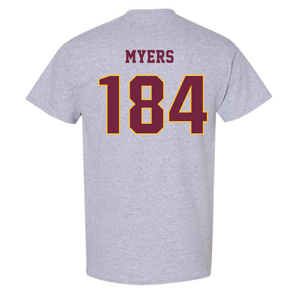 Central Michigan - NCAA Wrestling : Trey Myers - Classic Fashion Shersey T-Shirt-1