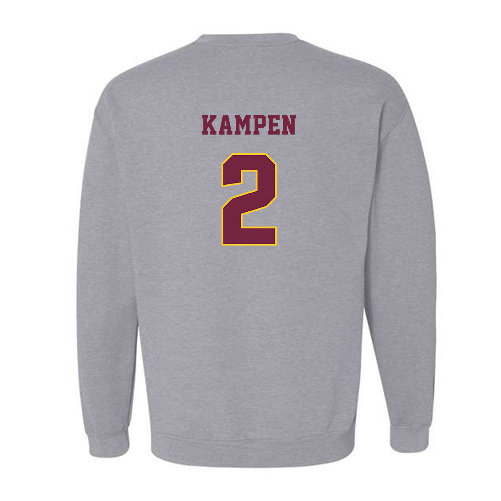 Central Michigan - NCAA Men's Basketball : Jalen Kampen - Classic Fashion Shersey Crewneck Sweatshirt-1