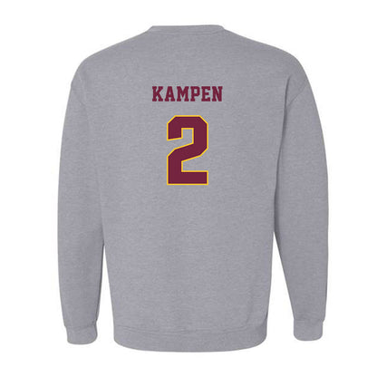 Central Michigan - NCAA Men's Basketball : Jalen Kampen - Classic Fashion Shersey Crewneck Sweatshirt-1